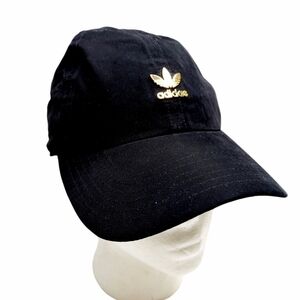 Adidas Strapback Hat Gold Trefoil Logo Adjustable